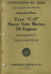 Cover of Starting & Operating Type "C-O", 30, 45, & 60 HP